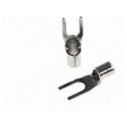 100pcs 2-3.2 Y shape terminal Spring, insert Metal terminals spade terminal