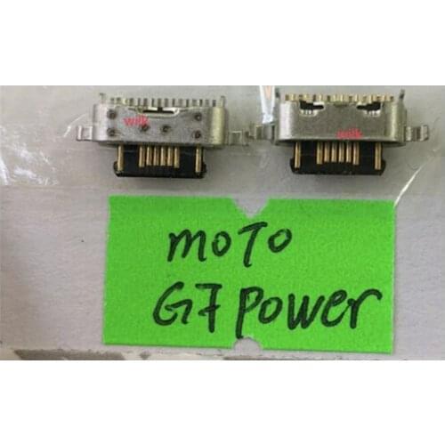 1000pcs/lot,Original new USB charging charger connector for Motorola Moto G7 Power G7 Play G7 Plus port plug dock