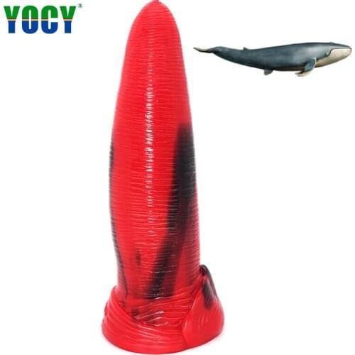 YOCY Anal G-spot Masturbation Dildo Huge Realistic Animal Penis Adult Toy Soft Dildo Silicone Butt Plug Sex Toys For Women Men