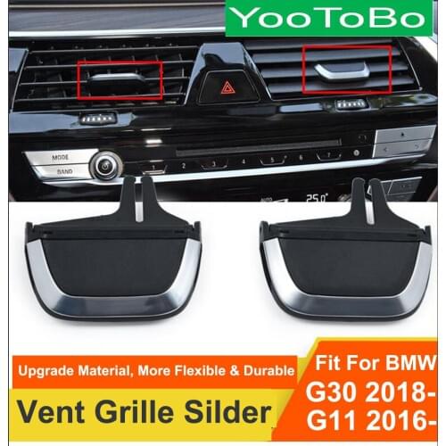 Car Front Air Conditioning Central Rear AC Vent Grille Silder Outlet Tab Clips Repair For BMW 5 / 7-Series G30 G31 G38 G11 G12