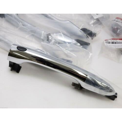 For Smart key, Chrome Door Exterior Handle For KIA Sedona Carnival 2014 2015+ OEM 82651A9710 83651A9010