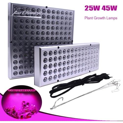 Growing Lamps LED Grow Light 25W 45W AC85-265V Full Spectrum Plant Lighting Fitolampy For Plants Flowers Seedling Cultivation