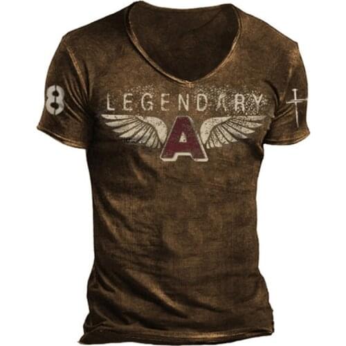 Summer Short Sleeved Casual Loose Tshirt New Oversize Men T-Shirt Wings letters Print Fashion T Shirt Men Tops Tees For Male