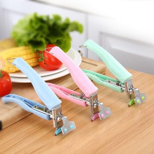 Hot Dish Clamp Bowl Holder Clip Hot Dish Plate Bowl Clip Retriever Tongs Pot Pan Gripper Silicone Handle Kitchen Tool