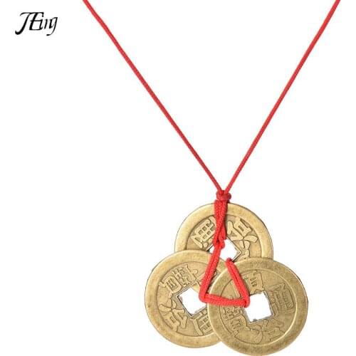 3sets Good Fortune 24mm Handmade Craft Chinese Ancient Feng Shui Lucky Coin Antique Wealth Money Collection