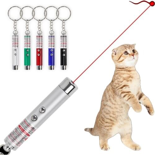 Laser Funny Cat Pen For Children Play Cat LED Infrared Interactive Toy Or Teaching Projection Indicator 5 Color Laser Pen