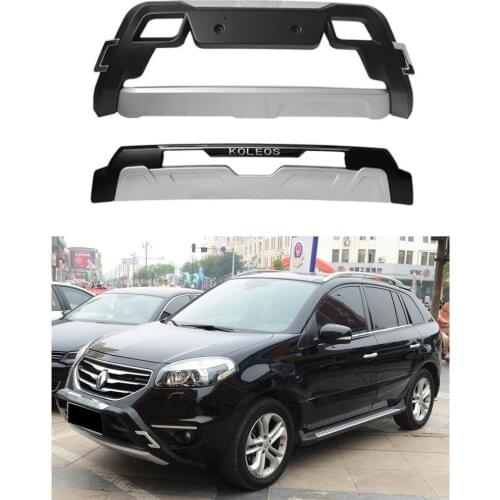 ABS Car Front+ Rear Bumper Protector Cover Guard Skid Plate Fits For Renault Koleos 2012.2013