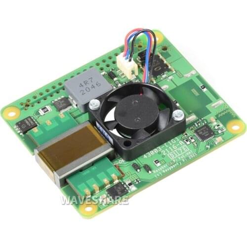 Raspberry Pi PoE+ HAT for Raspberry Pi 3B+/4B, 802.3af/at-compliant
