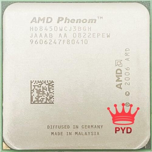 AMD Phenom X3 8450 2.1 GHz Triple-Core CPU Processor HD8450WCJ3BGH Socket AM2