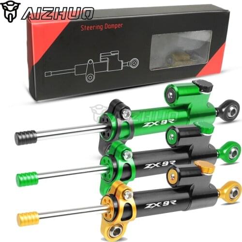 For KAWASAKI ZX9R ZX 9R ZX9 R ZX-9R 1998 1999-2003 2002 2001 2000 Universal Motorcycle Damper Steering Stabilize Safety Control