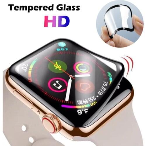 Waterproof screen protector for apple watch case 6 5 4 3 38MM 40MM 44MM 42MM (Not Tempered Soft glass) film for Iwatch 4/5/6/SE