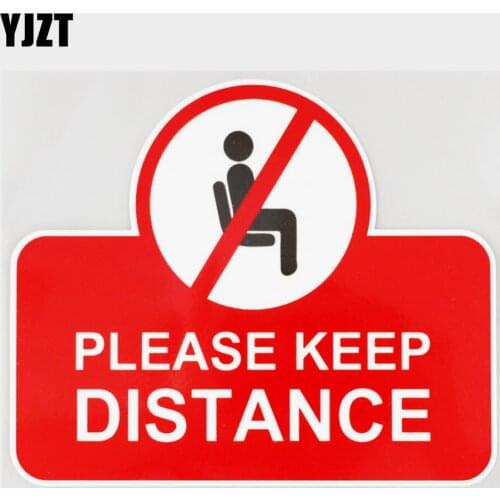 YJZT 15.5CM×12.6CM Please Do Not Use This Seat Decal PVC Car Sticker 12C-0803