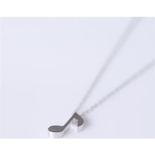 Boho Jewelry Musical Note Pendant Necklace for Women Treble Clef Symbol Choker Necklace Fashion Jewelry Musician Gifts Dropship