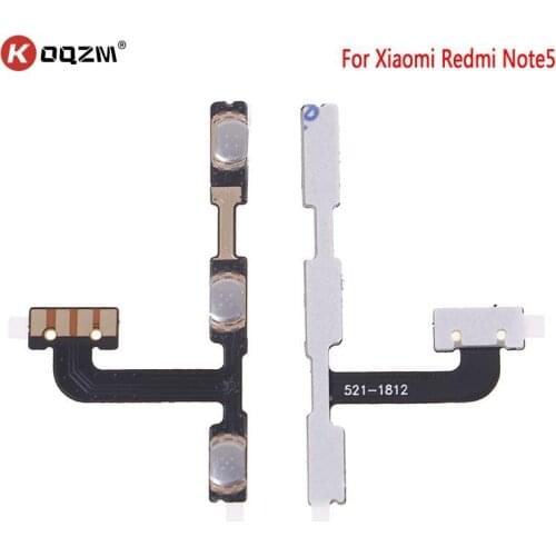 1Pc Volume Button Power Switch On Off Button Flex Cable For Redmi Note5 Replacement Repair Tool Parts
