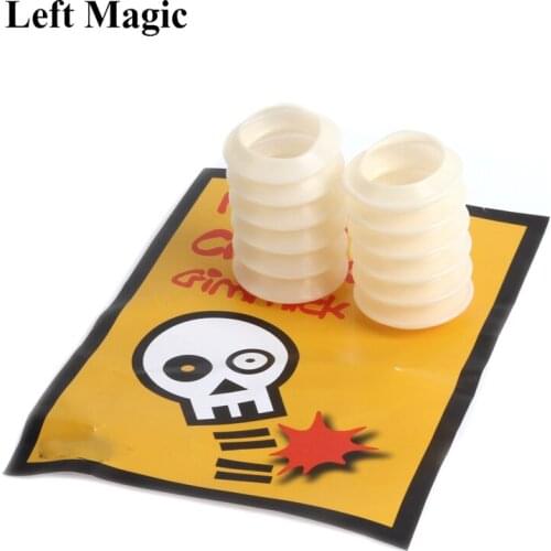 1pcs Creative Neck Cracker Gimmick Close-Up Magic Trick Simulated Fracture Joke Novelty Toy Magic Tricksn