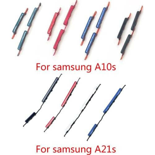 50Pcs/Lot, Side Key Power and Volume Button For Samsung A10S A107 A20S A207 A21S A217 A30S A307 A50S A507 Replacement Parts