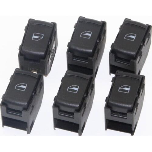 6Pcs Passenger Side Electric Power Window Button Switches For JETTA Bora Golf MK4 4 Passat B5 3BD 959 855B 3B0 959 855 B
