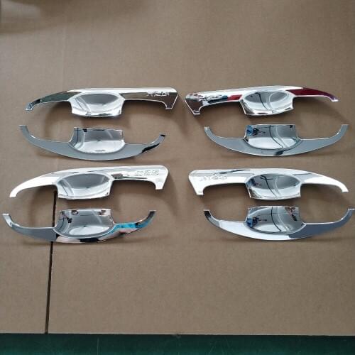 8PCS Abs Chrome plated Door Handle Bowl Covers Trim For Hyundai ix25 2014-2019 Accessories Car modification