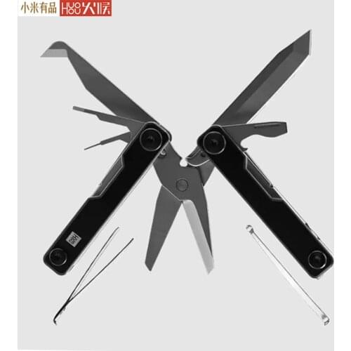 In stock HUOHOU MINI Portable Multi-function Folding Knife Multi-tool Survival Tool Keychain Tool Outdoor Supplies Camping Tools