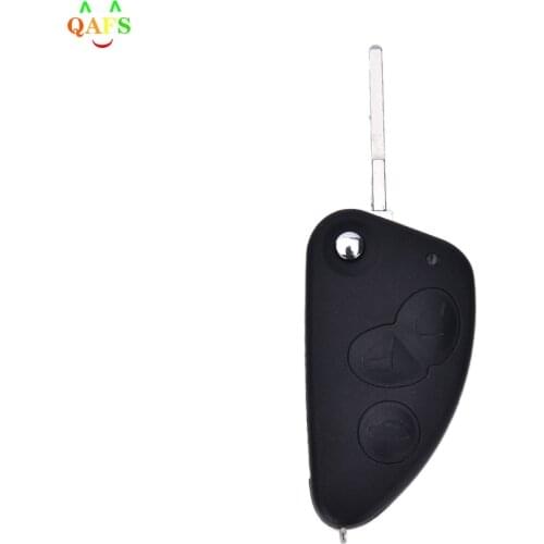 Car Replament Key Case Shell For Alfa Romeo New 1pc 3 Buttons Flip Remote 147 156 166 GT Ltd TS