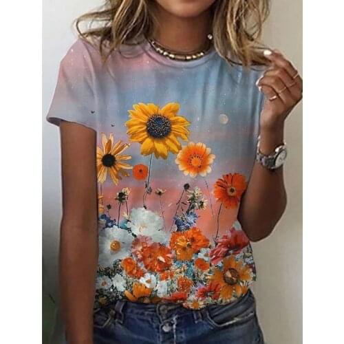 Conncozy Short Sleeve Women's T-Shirts