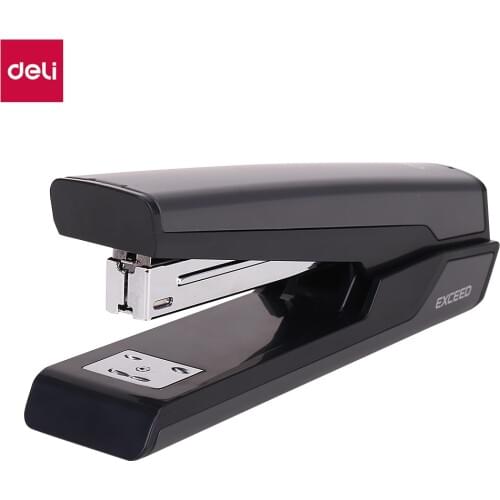 DELI Stapler 24/6 26/6 deli 0463 soft touch full strip stapler stationery office supply staples office accessories