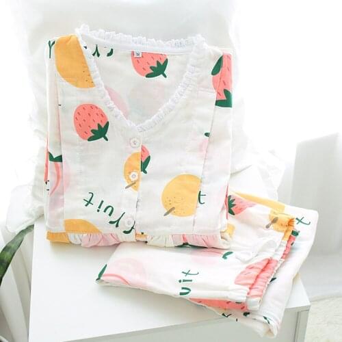 Fdfklak Cotton Sleepwear Maternity Pajamas Spring Autumn Long Sleeve Pregnant Nightwear 2020 New Print Maternity Lounge Wear