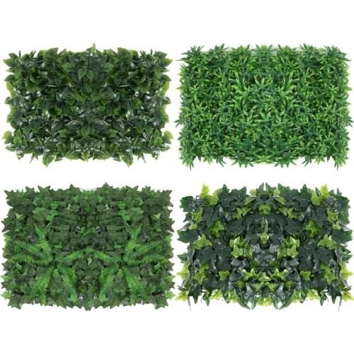 Artificial Plants Lawn Green Turf Home Garden Yard Fence Landscape Wall Decoration Outdoor Wedding Backgound Grass 40x60cm
