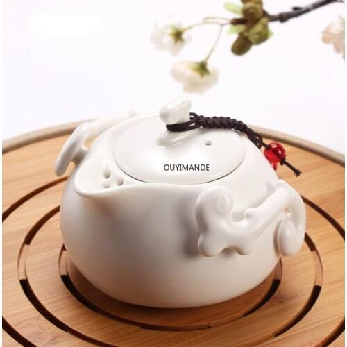 Chinese ceramic teapot pot home tea set teapot tea set hand-washing pot teapot porcelain teapot china tea