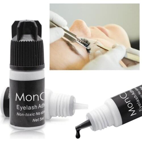 Eyelash Extension Glue Strong Adhesive for Semi Permanent Lash Fast Drying Firm Lasting Tasteless Eyelash Extensions Adhesive
