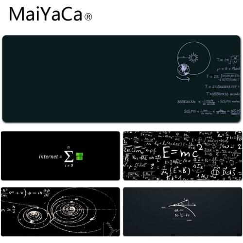 MaiYaCa New Designs Math Formula mouse pad gamer play mats Size for 300*700*2mm and 300*900*2mm Mousepad