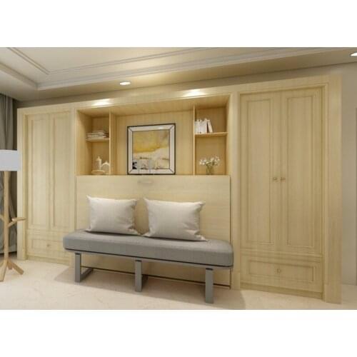 Multi-function wooden folding sofa bed, Murphy bed cabinet