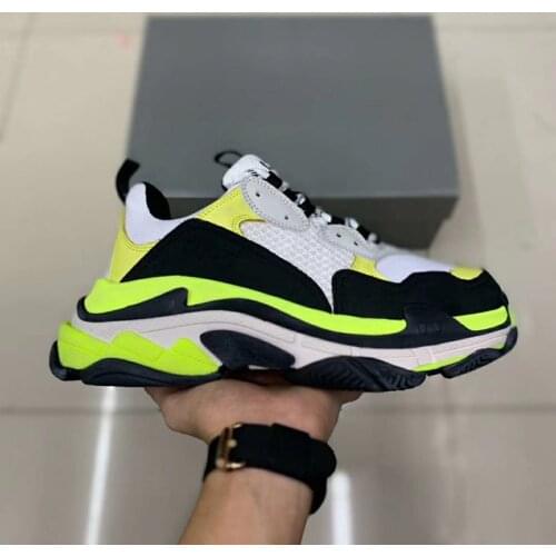 Moda Paris Triple-S zapatos de diseñador baja plataforma zapatilla Triple S hombres Casual mujeres deportivas zapatillas papá za