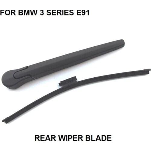 REAR WIPER BLADE COMPLETE SET FOR BMW 3 SERIES E91 REAR WINDSCREEN WIPER ARM AND BLADE SET BRAND NEW 2005-2013