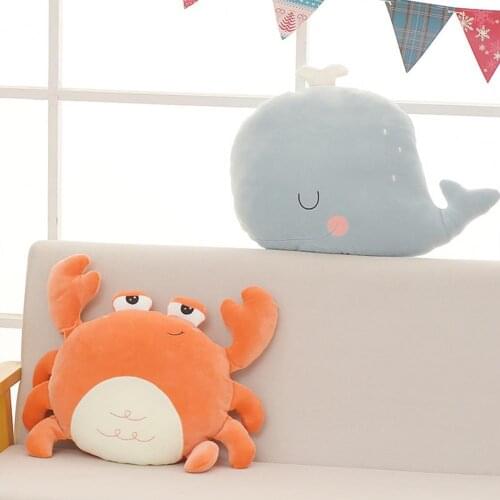 2021 Novelty Cute Plush Pillow Cartoon Doll Soft Birthday Gift Stuffed Animal Shape Plush Pillow Children Gift Home Ornament
