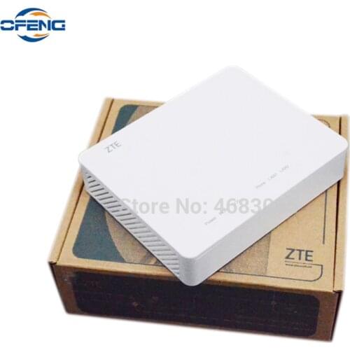 10PCS New zte zxhn f612 gpon ont onu 1GE+ 1FE+ 1TEL ports Latest version fiber modem, with power adapter, no box