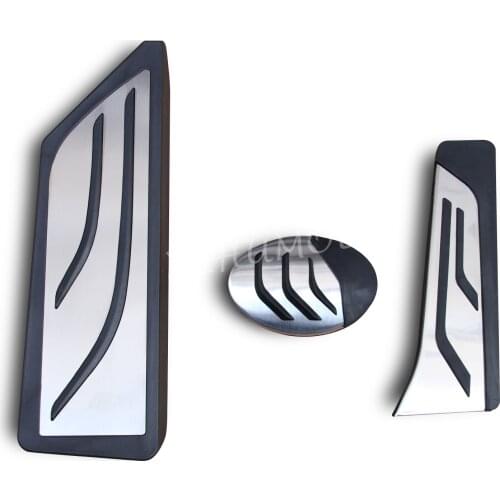 Footrest Dead Brake Gas Pedal Pad Cover Set For BMW X1 X2 2-Series Gran Active Tourer F48 F39 F45 F46 F40