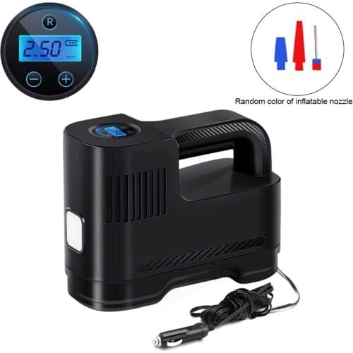 Portable 12V Air Compressor Pump Digital Tire Inflator For Motorcycles Bicycles Balls Rubber Boats Beach Floating Beds