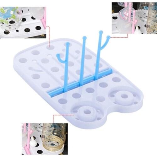 Bottle Dry Rack Baby Bottle Drain Drying Racks Baby Bottle Cleaning Dryer Drainer Storage Drying Rack Infant Nipple Cup Holder