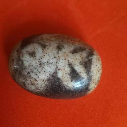 Heirloom Mysterious Pattern Spirit Stone Dragon Pattern Blood Silk Noble Dzi Pendant Mini Ornament Home Decorations Avoid Evil