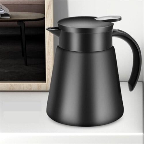 Thermos Coffee Pot Keep 6-12 Hours Kettle Stainless Steel Insulation Pot Vacuum Coffee Pot Flasks Tea Water Jug 680ml/880ml