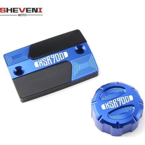For Yamaha XSR900 XSR 900 Tracer 2016 2017 2018 2019 Motorcycle CNC Front & Rear Brake Fluid Cylinder Master Reservoir Cover Cap