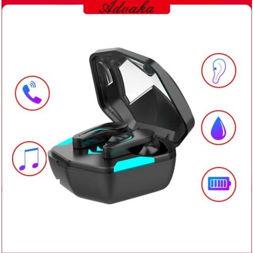 Advaka MD188 BT 5.1 TWS Earphones Stereo Sound Gaming Sports Headphone Waterproof Earbuds Mini Headsets With Microphone