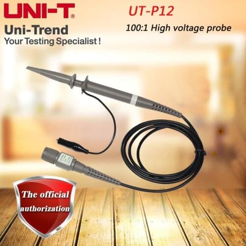 UNI-T UT-P12 100:1 High voltage probe Universal digital oscilloscope passive high voltage test probe 100MHz bandwidth