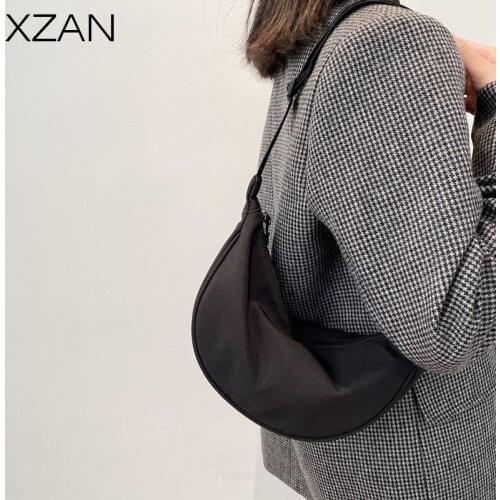 Vintage Small Handbag Women Luxury Shoulder Bags Hobos Brand Clutch Bag Small Nylon Crossbody Bag For Women Messenger Bag bolsa