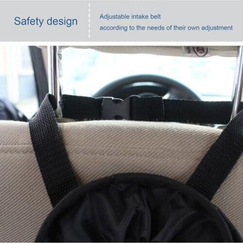 Waterproof Polyester Oxford Car Trash Can Garbage Hanging Bag Holder Container Storage Bag Organizer Bag hot sale