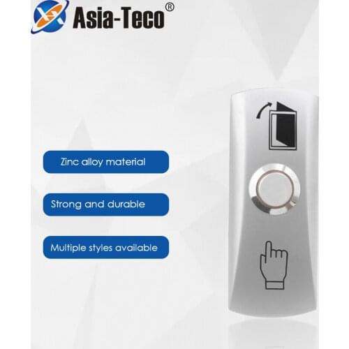 Z335D3 Zinc Alloy Exit Button Exit Switch For Door Access Control System Door Push Exit Door Release Button Switch NC NO COM