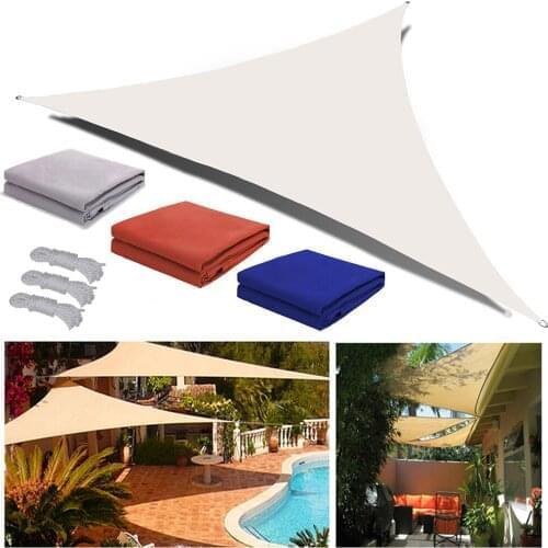 Anti-UV Waterproof Oxford Rectangle Shade Sail Garden Terrace Canopy Swimming Sun Shade Outdoor Camping Yard Sail Awnings