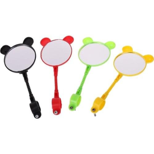 New 1 Pc Children Bike Rearview Mirror Kids Bicycle Safety Handlebar Universal Accessory 4 Colors