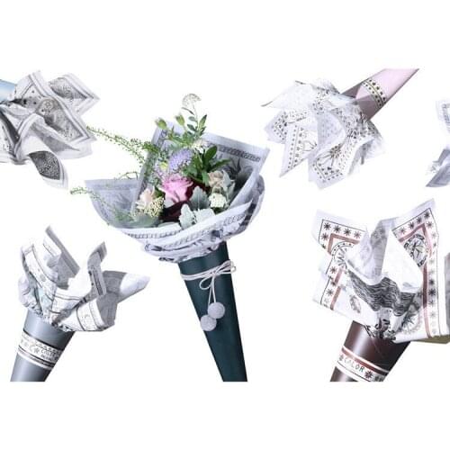 Starry Series Tarot Flowers Wrapping Kraft Paper Gift Wrapping Paper Matte Flowers Bouquet Packaging Supplies Craft Paper